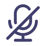 Microphone Slash SVG Icon